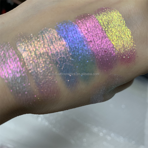 Tableau complet des couleurs DIY Multichrome Duochrome Glitter Matte Shimmer Metallic Eyeshadow Palette d'ombres à paupières MAGNETIC personnalisée - Product Image 5