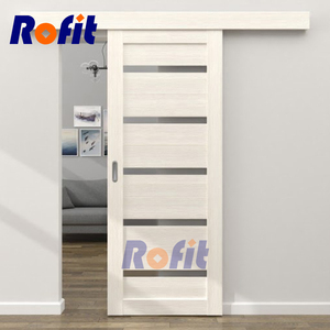 Puerta Interior de Madera Maciza de Estilo Moderno y Tradicional con Estantes Secretos, Compartimento para Libros, Marcos para Dormitorios, Otros Productos de Puertas - Product Image 6