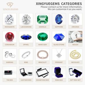 Xingyue Manufacturer Lab Grown Gra Certified pink Blue Yellow Colored White VVS1 Def Loose Asscher Cut Diamond Moissanite <b>Stone</b> - Product Image 6