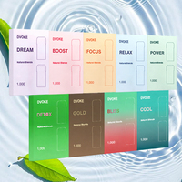 Diffuseurs d'huiles essentielles The Ripple Co Charm Twist Spirit Yuzu à la caféine, 1000 utilisations, Puffs à base de plantes du Royaume-Uni sans nicotine