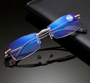 Gafas de Lectura con Montura TR 90 Sin Aro para Presbicia e Hipermetropía, Novedad 2021, Gran Venta, con Protección Contra Luz Azul - Product Image 2