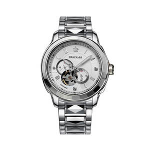 Relojes de hombre al por mayor relojes de pulsera de acero inoxidable impermeables con doble calendario relojes de hombre de cuarzo deportivos y de negocios - Product Image 4