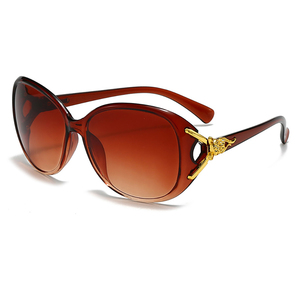 Nuevas <span class=keywords><strong>Gafas</strong></span> <span class=keywords><strong>de</strong></span> Sol Elegantes para Mujer, Montura Redonda Grande, Protección Solar, Personalizables, Venta al Por Mayor - Product Image 4