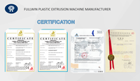 Línea de producción de máquina de extrusión de perfil de poste de valla de cubierta de plástico WPC PE PP