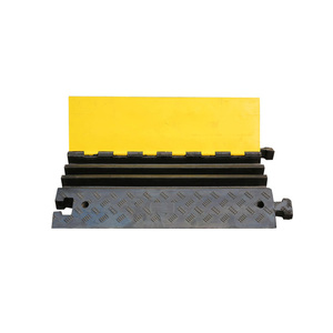 SH20-3B Nuovo Passacavo Flessibile Giallo a 3 Canali, Copertura Temporanea per Pavimenti, Protezione Cavi <span class=keywords><strong>in</strong></span> PVC - Product Image 4