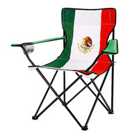 Drapeau grand accoudoir chaise de plage Portable chaise pliante patchwork luxe sport chaise longue extérieure pour la randonnée de poisson