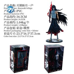 Anime Bleach Kurosaki Ichigo <span class=keywords><strong>Tensa</strong></span> <span class=keywords><strong>Zangetsu</strong></span> figurine modèle en boîte jouet en gros - Product Image 2