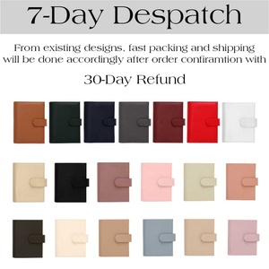 Hongbo Bán Chạy Nhất 19-Màu A7 Mềm Chính Hãng Vải Da 6-Vàng Vòng Bị Kết Dính Ngân Sách Với Loose-Leaf Fly Leaf Như Một Món Quà - Product Image 3