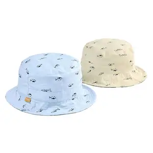 Grosir Topi Desain Logo Kustom Topi Musim Panas Topi Bucket Anak-anak Bayi Balita Modis