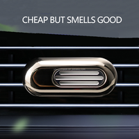 Diffuseur de parfum solide de luxe personnalisé avec logo pour voiture, clip de ventilation d'intérieur, désodorisant automobile en gros