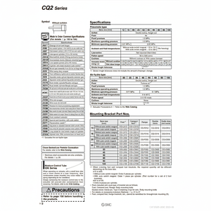 Cilindro compacto SMC, piezas neumáticas de - Product Image 1