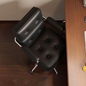 <span class=keywords><strong>Silla</strong></span> de <span class=keywords><strong>Escritorio</strong></span> para Computadora, para Dormitorio de <span class=keywords><strong>Niñas</strong></span>, con Marco de Acero Negro, Estilo Americano, Ergonómica, Giratoria, con Respaldo Reclinable y Ajustable en Altura - Product Image 3