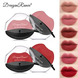 Hot Selling Lip-shaped lipstick seal Sip into makeup lazy blush lipstick Matte makeup effect Moisturizing lip gloss