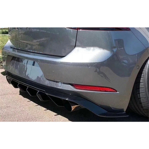 2017-2019 <span class=keywords><strong>Golf</strong></span> 7.5 <span class=keywords><strong>GTI</strong></span> MK7.5 Kit de carrosserie de diffuseur de pare-chocs arrière en Fiber de carbone nouveau diffuseur de séparateur de lèvre de pare-chocs arrière FRP - Product Image 2