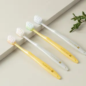 Eco Friendly Oem/Odm Protection Toothbrush Custom Pure Color Soft Bristle Toothbrush For Adult