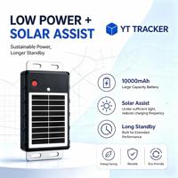 Localisateur GPS solaire 4G+2G pour le suivi des conteneurs maritimes et des actifs, localisateur GPS étanche avec fixation magnétique à vis