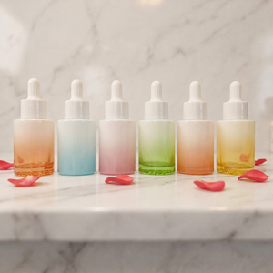 Venta al por Mayor de Botellas de Vidrio con Gotero en Color Macaron Brillante Personalizadas, Frascos de Suero en Tonos Pastel para Esencia Facial y Aceite Esencial - Product Image 6