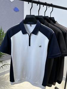 Nouveau <span class=keywords><strong>Polo</strong></span> Homme d'Été à Manches Courtes Décontracté et Professionnel Ample Col Brodé Lavable Respirant Vêtement à <span class=keywords><strong>Prix</strong></span> Réduit - Product Image 6