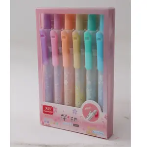 Pers Markeerstiften Pen Set Groothandel Custom Fluorescerende Marker Goedkope Esthetische Schattige Pastel Markeerstiften