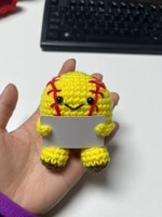 Emotionele gehaakte sleutelhangers handgemaakt mini grappige komkommer cadeau onder de 1 dollar gehaakte cadeaus emotionele fruitjes