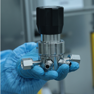 Régulateur haute pression NAI LOK 3500 PSI UHP, régulateur à diaphragme monophasé en acier inoxydable SS316L avec connexion à joint métallique <span class=keywords><strong>1</strong></span>/<span class=keywords><strong>4</strong></span> - Product Image 2