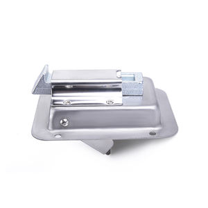 Pièces universelles de carrosserie de camion Boîte à outils de camion réfrigéré Loquet de verrouillage de palette en acier inoxydable Boîte de conteneur Loquet de verrouillage de porte de remorque - Product Image 5