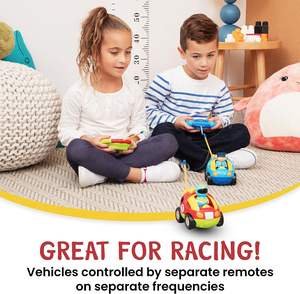 DWI DOWELLIN Auto de Carreras de Control Remoto con Música y Luces, Juguete Eléctrico de Control Remoto para Bebés, Niños Pequeños y Niños - Product Image 4