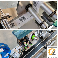 Machine d'étiquetage de surface plane supérieure pour bouteilles et boîtes, impression en temps réel, haute qualité, MTW