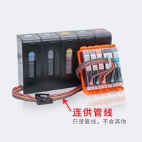 DTF DTG UV Eco Solvent Printer Inkjet Epsn L1800 L805 1390 CMYK pipa tabung tinta 4x3 6 Jalur 4 jalur sistem suplai tinta hitam putih