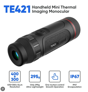 กล้องถ่ายภาพความร้อนอินฟราเรดแบบมือถือ TE421 กล้องส่องทางไกลสำหรับการมองเห็นกลางคืนกลางแจ้ง TE411 ความไวแสงสูง - Product Image 1
