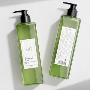 Mingdun ขวดพลาสติกใส500มล. สำหรับสัตว์เลี้ยงเจลอาบน้ำผมสีขาวทรงสี่เหลี่ยมปั๊มสำหรับแชมพูใบหน้า <span class=keywords><strong>Crea</strong></span> - Product Image 4