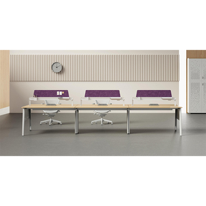 Meubles de bureau modernes européens Bureau 2 4 6 8 Personnes Poste de travail Bureau Poste de travail de bureau - Product Image 2