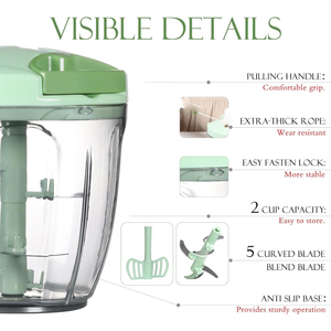 Kitchen Accessories Multi Manual Pull Fruit Cutter Onion Garlic Chopper <b>Mini</b> Grater Slicer Vegetable Chopper Garlic <b>Grinder</b> - Product Image 3