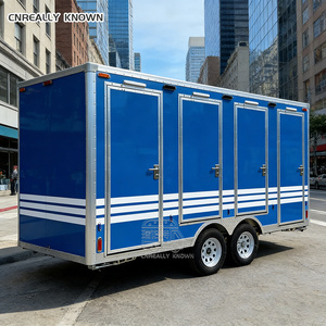 Remolque de Baño Portátil Patrician con Espejo Antiguo para Mansión, Eventos al Aire Libre y Caridad - Product Image 5