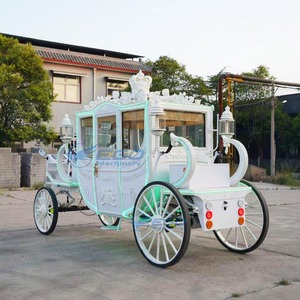 Promotion à Durée Limitée : Carrosse Électrique Royal Blanc Pur avec Bandes Lumineuses Décoratives, Haute Performance, Certifié CE - Product Image 5