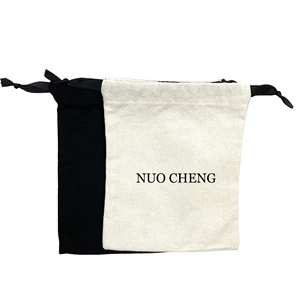 Wholesale Promotional Organic Small Cotton Bags Draw <b>String</b> Bundle Pocket Jewelry Pouch Bags Custom Canvas Drawstring Bag - Product Image 4