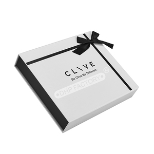 Tùy Chỉnh Cao Cấp Sang Trọng Giấy Các Tông Lật Top Từ Hộp Cajas Para Regalo Mayoreo Cứng Nhắc Cứng Bao Bì Hộp Với Bowknot - Product Image 1