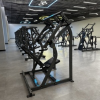 Équipement de musculation commercial de haute qualité, durable et réglable pour centre de fitness, usage en club, presse épaules isolalette, 160 kg