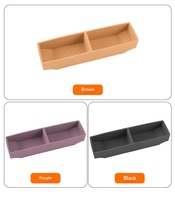 Boîte de rangement en silicone pour accessoires intérieurs de véhicule, compatible avec les écrans ICAUR V27.