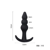 Weicher Silikon-Analplug Butt Plug Analkugeln