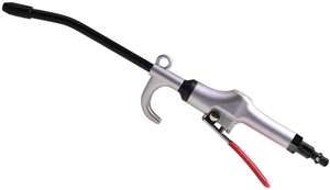 Deko — pistolet à Air comprimé avec protection en caoutchouc, buse de flux d'air adapté aux accessoires de compresseur d'air, pistolet anti-poussière - Product Image 2