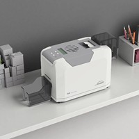 Imprimante professionnelle à sublimation thermique pour cartes d'identité étudiantes à grande vitesse avec capacité de lamination automatique, imprimante PVC pour l'éducation