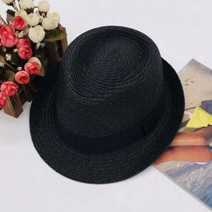 Chapeaux Fedora en paille pour enfants, pas chers, pour le printemps et l'automne, pour les sports de plein air - Product Image 5