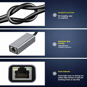 Syong <span class=keywords><strong>USB</strong></span> 3.0 để Ethernet Adapter, <span class=keywords><strong>USB</strong></span> C để RJ45 Gigabit LAN 1000Mbps mạng có dây Adapter Plug & Play cho PC máy tính xách tay Windows Mac - Product Image 5