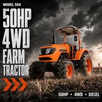 Tracteur agricole compact mini 40HP 45HP 50HP 60HP en promotion