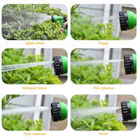 Tuyau d'arrosage extensible Huyo avec 7 modes de pulvérisation, enrouleurs flexibles en TPE pour lavage de voiture et arrosage de jardin