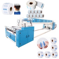 Machine automatique de fabrication de rouleaux de papier pour col, machine à rembobiner les rouleaux de papier absorbant extensible, machine à colliers jetables