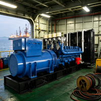 Centrale électrique mobile conteneurisée à fonctionnement parallèle pour chantier de construction, générateur diesel pour infrastructures