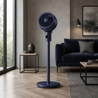 Ventilateur de camping extérieur B2B Turbo Compact avec indicateur de batterie, base magnétique et télécommande pour chambre à coucher