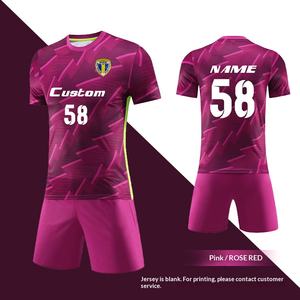 Yeni kulüp futbol kiti Set-yetişkinler ve çocuklar için stokta maç ve eğitim üniformaları Logo baskı mevcut özelleştirilebilir - Product Image 3